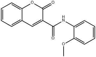 N-(2-methoxyphenyl)-2-oxo-2H-chromene-3-carboxamide Struktur