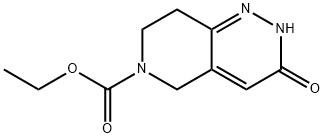 ETHYL 3-OXO-2,3,7,8-TETRAHYDROPYRIDO[4,3-C]PYRIDAZINE-6(5H)-CARBOXYLATE Struktur