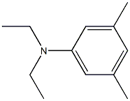 Benzenamine, N,N-diethyl-3,5-dimethyl- Struktur