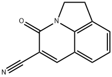 4-Oxo-1,2-dihydro-4H-pyrrolo[3,2,1-ij]quinoline-5-carbonitrile Struktur