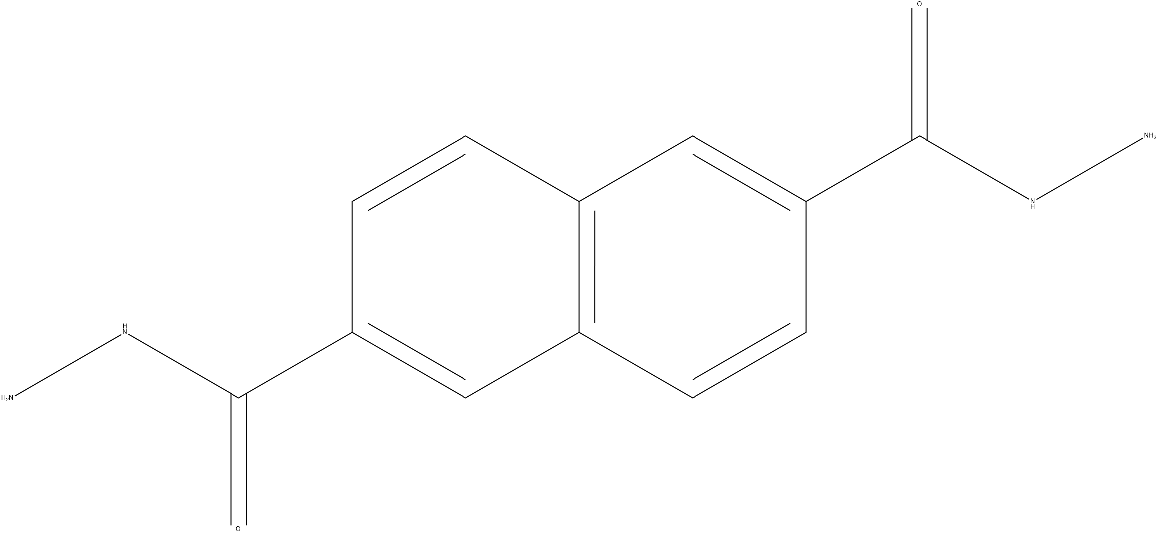 2,6-萘二甲酰肼, 4073-74-9, 結(jié)構式