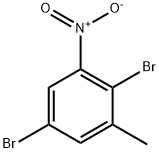 2,5-Dibromo-3-nitrotoluene Struktur