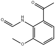 N-(2-ACETYL-6-METHOXYPHENYL)FORMAMIDE Struktur