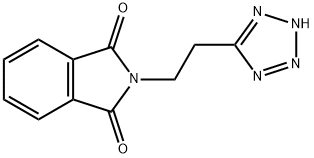 2-[2-(2H-1,2,3,4-tetrazol-5-yl)ethyl]-2,3-dihydro-1H-isoindole-1,3-dione Struktur