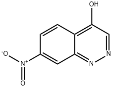 7-Nitrocinnolin-4-ol Struktur