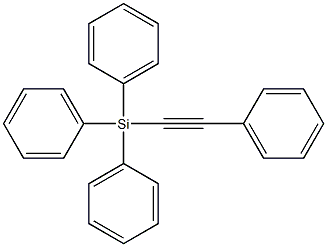 Silane, triphenyl(phenylethynyl)- Struktur