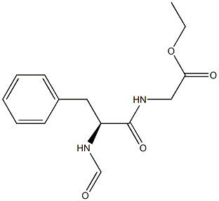 Glycine, N-(N-formyl-L-phenylalanyl)-, ethyl ester