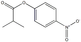 Propanoic acid, 2-methyl-, 4-nitrophenyl ester Struktur