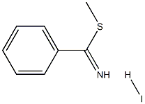 (methylsulfanyl)(phenyl)methanimine hydroiodide Struktur