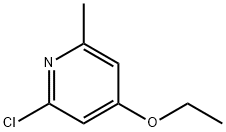 2-Chloro-4-ethoxy-6-methylpyridine Struktur