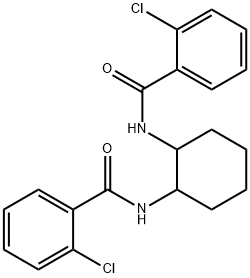 N,N'-1,2-cyclohexanediylbis(2-chlorobenzamide) Struktur