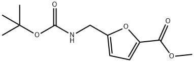 5-(TERT-BUTOXYCARBONYLAMINO-METHYL)-FURAN-2-CARBOXYLIC ACID METHYL ESTER Struktur