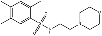 2,4,5-trimethyl-N-(2-morpholinoethyl)benzenesulfonamide Struktur