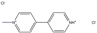 4,4-Bipyridinium, 1-methyl-, chloride Struktur