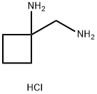 1-(Aminomethyl)cyclobutanamine dihydrochloride Struktur