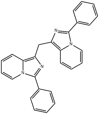 bis(3-phenylimidazo[1,5-a]pyridin-1-yl)methane Struktur