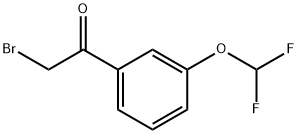 2-溴-1-[3-(二氟甲氧基)苯基]乙烷-1-酮, 443914-96-3, 結(jié)構(gòu)式