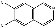 6,7-Dichloro-isoquinoline Struktur