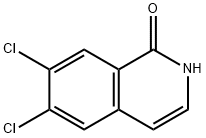 6,7-dichloro-1,2-dihydroisoquinolin-1-one Struktur