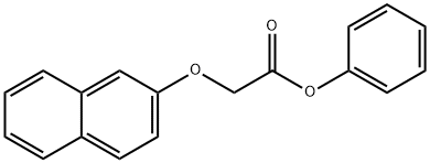 phenyl (2-naphthyloxy)acetate Struktur