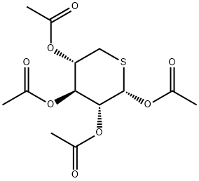 (2S,3R,4S,5S)-tetrahydro-2H-thiopyran-2,3,4,5-tetrayl tetraacetate