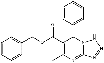 benzyl 5-methyl-7-phenyl-4,7-dihydrotetrazolo[1,5-a]pyrimidine-6-carboxylate Struktur