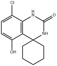 8'-chloro-5'-hydroxy-1'H-spiro[cyclohexane-1,4'-quinazolin]-2'(3'H)-one Struktur