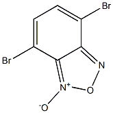 2,1,3-Benzoxadiazole, 4,7-dibromo-, 1-oxide Struktur