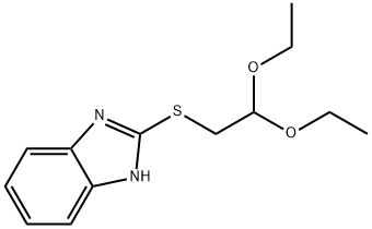 2-((2,2-diethoxyethyl)thio)-1H-benzo[d]imidazole Struktur