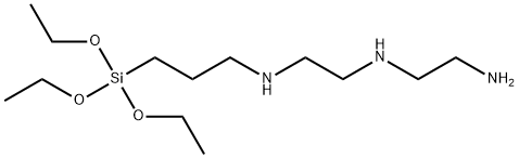 1,2-Ethanediamine, N-(2-aminoethyl)-N'-[3-(triethoxysilyl)propyl]- Struktur