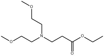 ethyl 3-[bis(2-methoxyethyl)amino]propanoate Struktur