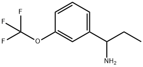 1-[3-(TRIFLUOROMETHOXY)PHENYL]PROPAN-1-AMINE Struktur