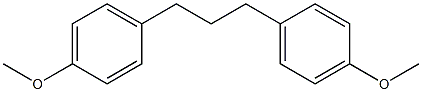 Benzene, 1,1'-(1,3-propanediyl)bis[4-methoxy- Struktur