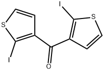 Bis(2-iodothiophen-3-yl)methanone Struktur