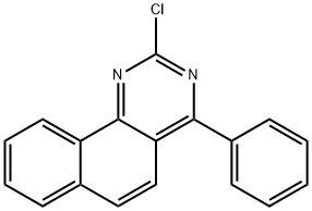 2-chloro-4-phenylbenzo[h]quinazoline Struktur