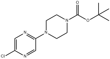 TERT-BUTYL 4-(5-CHLOROPYRAZIN-2-YL)PIPERAZINE-1-CARBOXYLATE Struktur