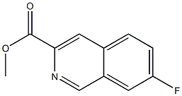 Methyl 7-fluoroisoquinoline-3-carboxylate Struktur