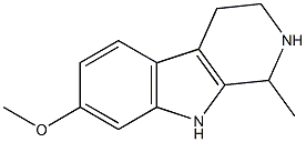 1H-Pyrido[3,4-b]indole,2,3,4,9-tetrahydro-7-methoxy-1-methyl- (9CI) Struktur