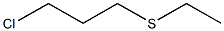 Propane, 1-chloro-3-(ethylthio)- Structure