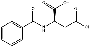 2-benzamidobutanedioic acid Struktur