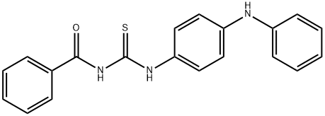 N-{[(4-anilinophenyl)amino]carbonothioyl}benzamide Struktur