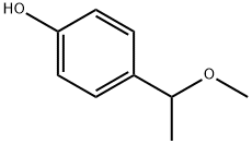 Phenol, 4-(1-methoxyethyl)- Struktur