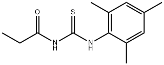 N-[(mesitylamino)carbonothioyl]propanamide Struktur