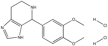 4-(3,4-dimethoxyphenyl)-3H,4H,5H,6H,7H-imidazo[4,5-c]pyridine dihydrochloride Struktur