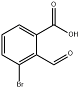 3-Bromo-2-formyl-benzoic acid Struktur