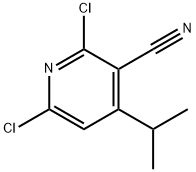 2,6-Dichloro-4-isopropyl-nicotinonitrile Struktur