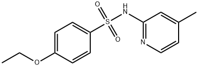 4-ethoxy-N-(4-methylpyridin-2-yl)benzenesulfonamide Struktur