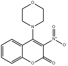 4-(嗎啉-4-基)-3-硝基-2H-色烯-2-酮, 50527-34-9, 結(jié)構(gòu)式