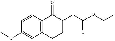 2-Naphthaleneacetic acid, 1,2,3,4-tetrahydro-6-methoxy-1-oxo-, ethyl ester