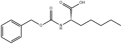 N-Cbz-S-2-amino-Heptanoic acid Struktur